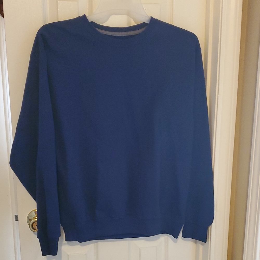 Fruit of the Loom Men's Navy Crewneck Sweater